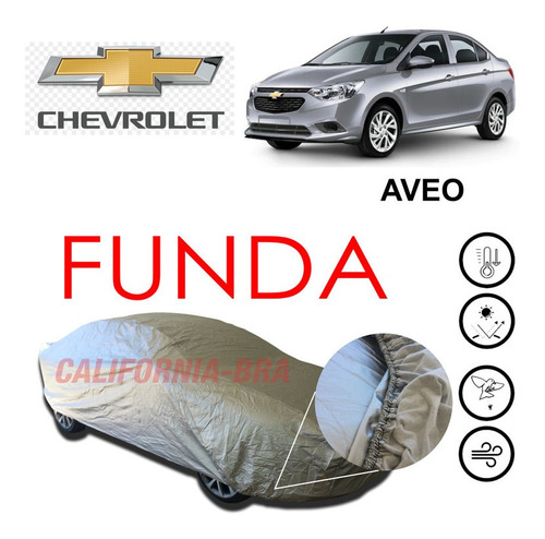 Funda Cubierta Lona Cubre Chevrolet Aveo 2023