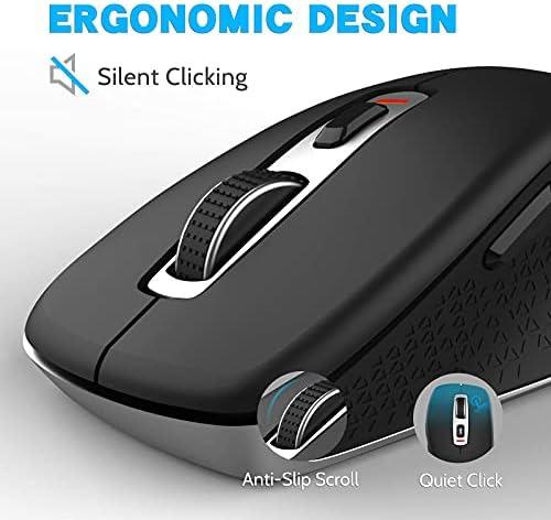 Mouse Inalámbrico 24g Ratón Inalámbrico Sin Ruido 5 Dpi De