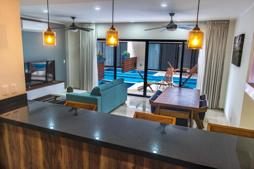 Imagen 7 de 12 de Departamento Nuevo En Venta De 3 Recámaras En Aldea Zama Tulum (390)