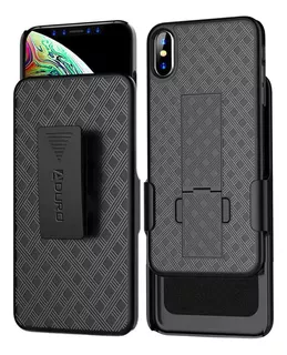 Funda Aduro iPhone XR Holster, Combo Shell & Amp Holster Con