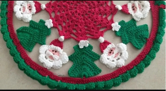 Caminho De Mesa Croche De Natal | MercadoLivre 📦