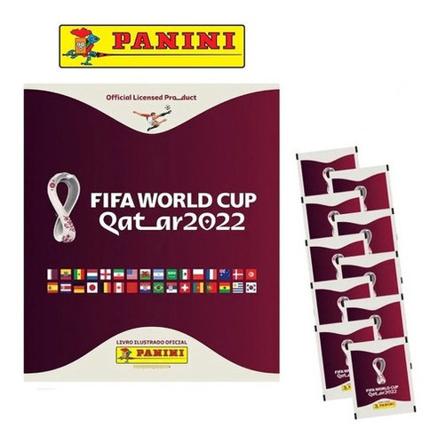 Lbum Capa Dura Copa Do Mundo Qatar 2022, Pronta Top