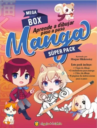 comprar Mega Box Manga Aprende A Dibujar Paso A Paso - Megan Miskowi