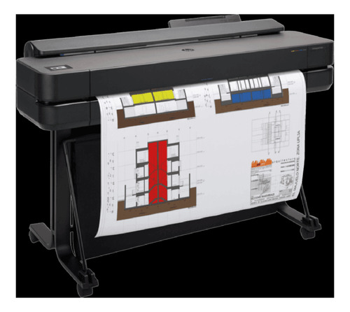Impresora Hp Designjet T650 Ploter Conexión Wifi Color 91cm