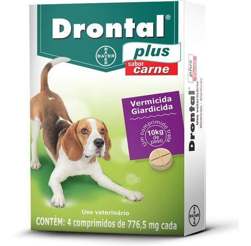 Imagem 1 de 1 de Drontal Plus 10kg 4 Comprimidos
