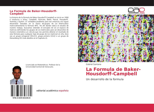 Libro: La Formula De Baker-housdorff-campbell: Un Desarrollo