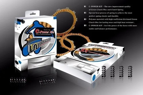 Kit Disco De Embrague + Resortes P/ Suzuki Ax100 W Std