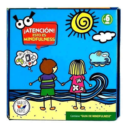 Juego De Mesa Infantil Didáctico ¡Atención! Esto es Mindfulness Barco de Papel Para Incentivar La Atención Plena