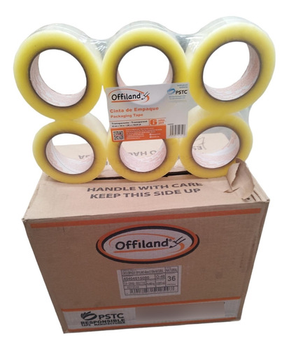 Cinta De Empaque Packaging Offiland 48mm X 15m O-40 36 Pz