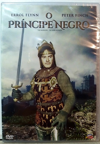 O Príncipe Negro - Errol Flynn Peter Finch Legendado Lacrado