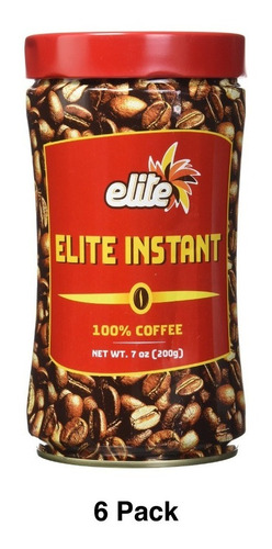 Cafe Instantaneo Elite 100% Puro 200 Gr Kosher (pack De 6)