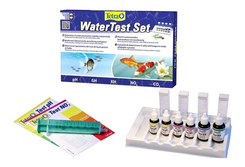 Tetra Water Test Set Ph Gh Kh No2 Co2 Acuario Agua Dulce Pec