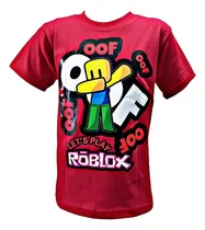 Comprar Remera Roblox Doble Estampa Algodon Premium