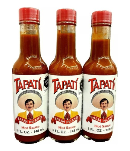 3 Pack Salsa Picante Tapatío Americana 148ml Importada