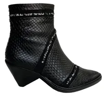 Comprar Botin Franco Cuadra En Piel Genuina Para Dama W04