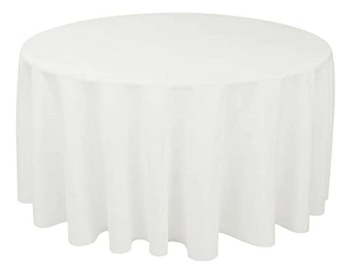 10-pcs Mantel Redondo De Poliéster 132  Para Bodas Y Eventos