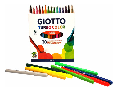 Marcador Giotto Turbo Color Por 30 Unidades