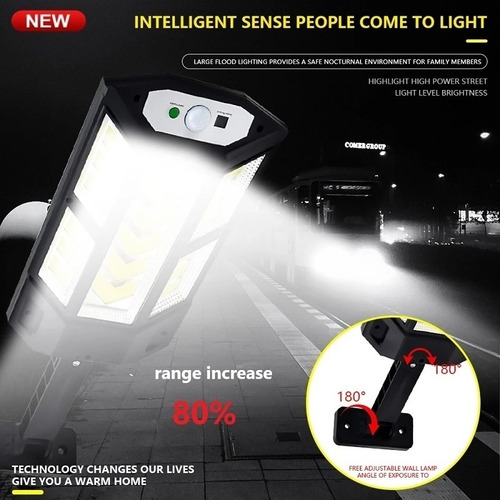 Reflector Led Led De Luz Solar De 2 Paquetes 3000w
