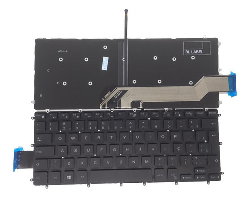 Teclado Para Notebook Dell Latitude - Br Iluminado