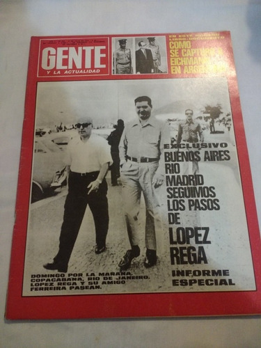 Revista Gente 522 López Rega - Olaf Vikingo - Año 1975