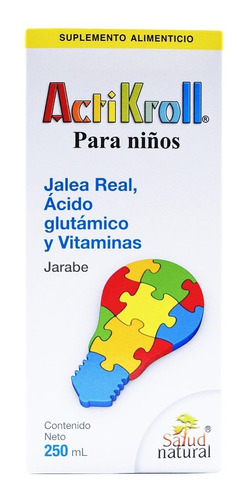 Actikroll P/niños Jalea Real, Vitaminas 250 Ml Salud Natural