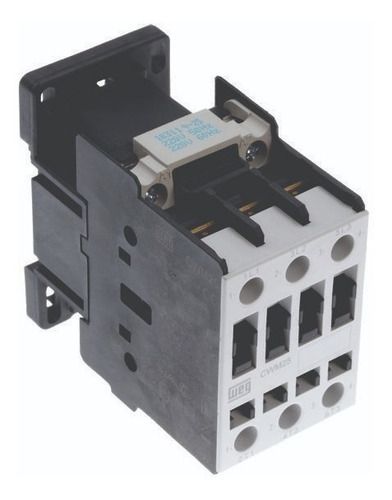 Imagem 2 de 5 de Contatora Tripolar Weg Cwm25 25a 220v