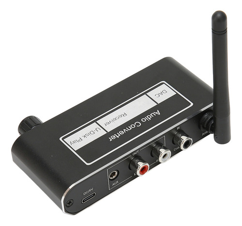 Mini Receptor De Sonido Bluetooth 5.2 Hifi Con Soporte U Dis