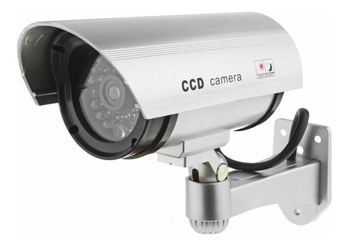 Imagen 2 de 4 de Camara De Seguridad Falsa Aspecto Super Realista C/ Luz Led®