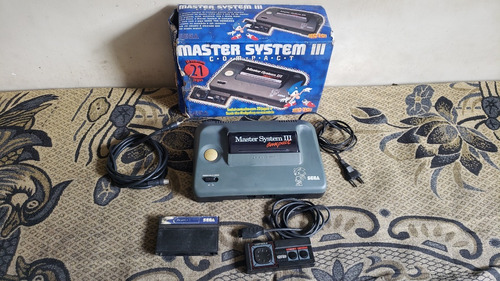 Master System 3 Com 21 Jogos Na Caixa O Console Tudo Ok E3