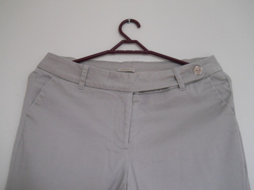 Pantalón Casual Gris De Mujer - Marca Yagmour - T. 40 -