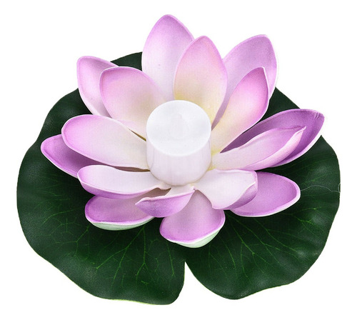 Velas Flotantes Led Tealight Flor De Loto Luces De Piscina