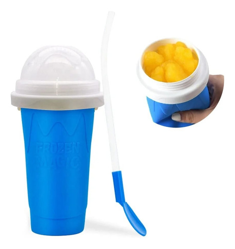 Vaso Silicona Para Preparar Granizado Batidos Congelados