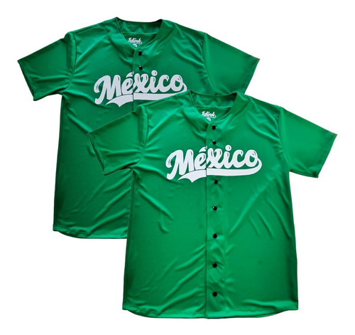 2 Camisolas Béisbol  México Personalizadas Nombre Y Número