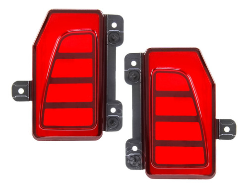 Luces Led De Defensa Trasera Rojas Para Jeep Gladiador 19-24