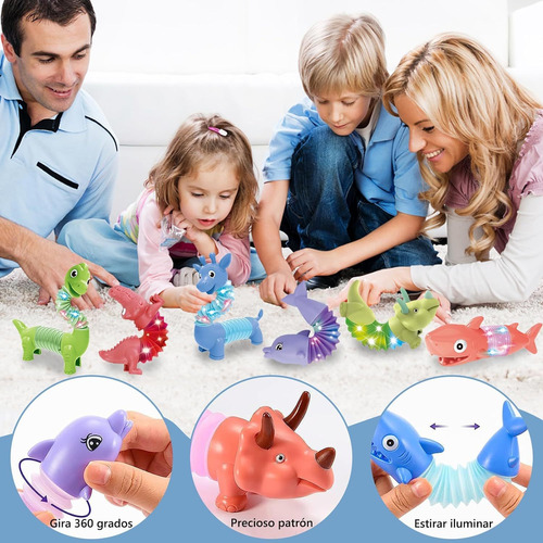 6pcs Pop Tubes,juguetes Sensoriales Para Aliviar El Estrés