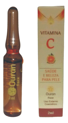 Vitamína C Facial  Ouran Face  Kit C/ 3un Ampola 2ml