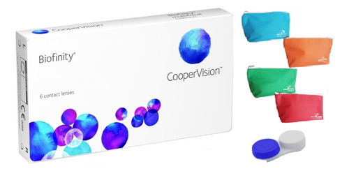 Lente De Contato Biofinity Com Grau - Coopervision + Brinde