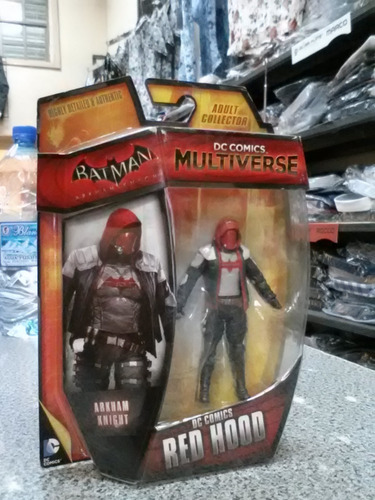 Dc Multiverse Red Hood, Arkham Knight, 4 Pulgadas!! (Usado)