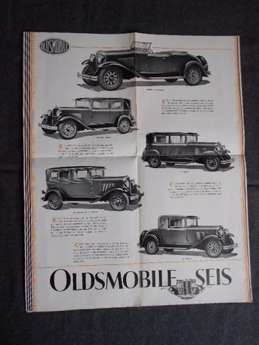 Oldsmobile Seis Catálogo Desplegable Fotos Todos Los Modelos