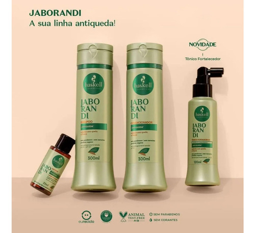 Kit Jaborandi Haskell 1 Nectavita 35ml 1 Tônico 120ml