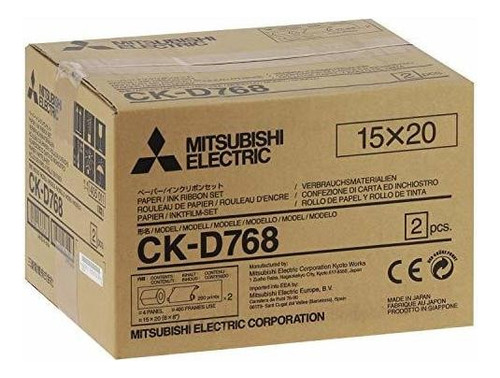 Cinta, Cartucho De Impres Mitsubishi Rollo De Papel De 6x8 