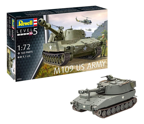 Maqueta Revell Tanque M109 Us Army 1:72