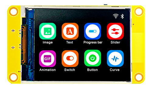 Módulo Esp32 Tela Lcd Tft Touch 2,4 Polegadas Wifi Bluetooth