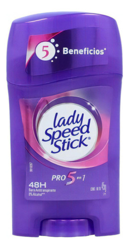 Desodorante En Barra Lady Speed Stick 45 G Pro 5 En 1