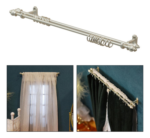 Barras Pequeñas Para Cortinas Con Forma De Casa De Muñecas,