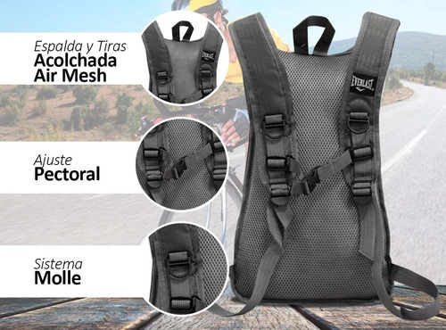 Imagen 4 de 10 de Mochila Everlast Liviana Running Trekking Deporte New Diseño