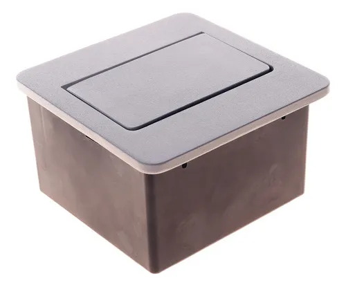 Caja de mesa gris 128 Pratik, 3 bloques, Qtmov