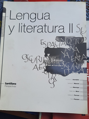 Lengua Y Literatura Ii Santillana Perspectivas/ Impecable 