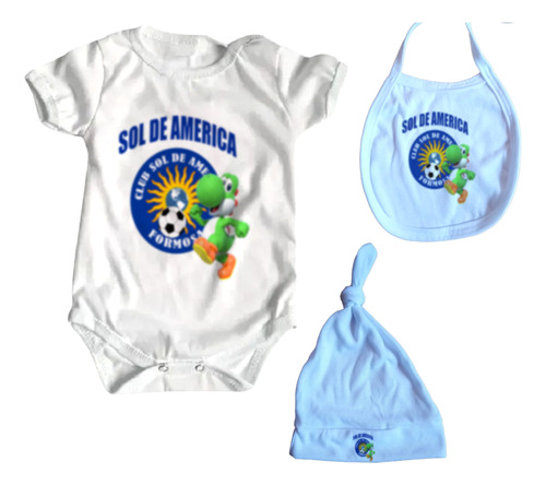 Ajuar Ropa Bebe X3 Prendas  Sol De America Formosa