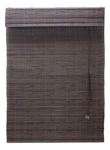 Persiana Bambu Romana Marrom 120 L X 220 A Cm Cortina